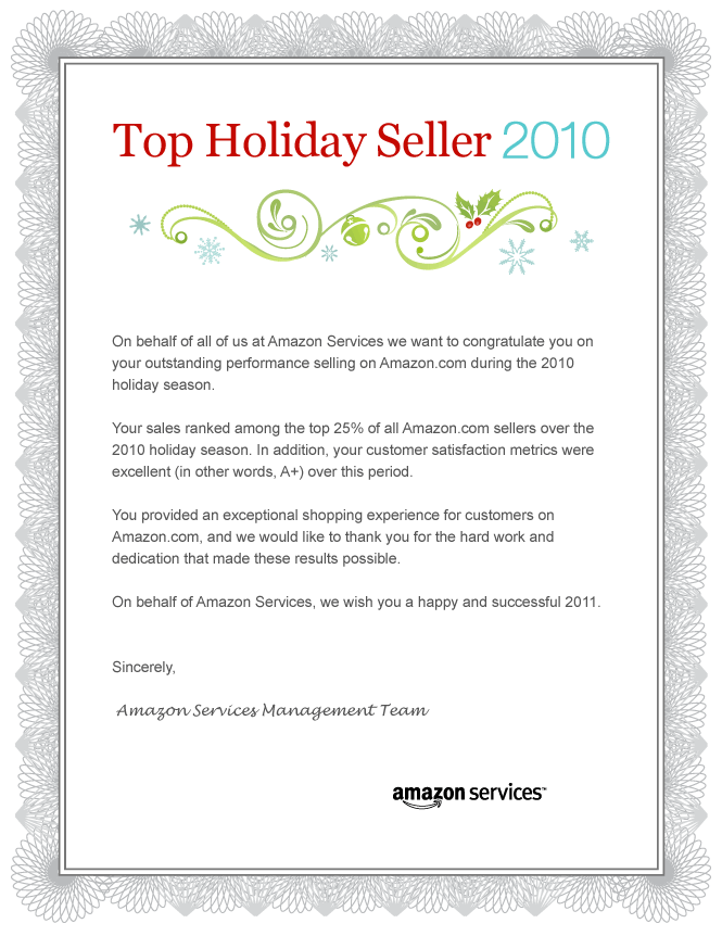 amazon honors egp business solutions 2010